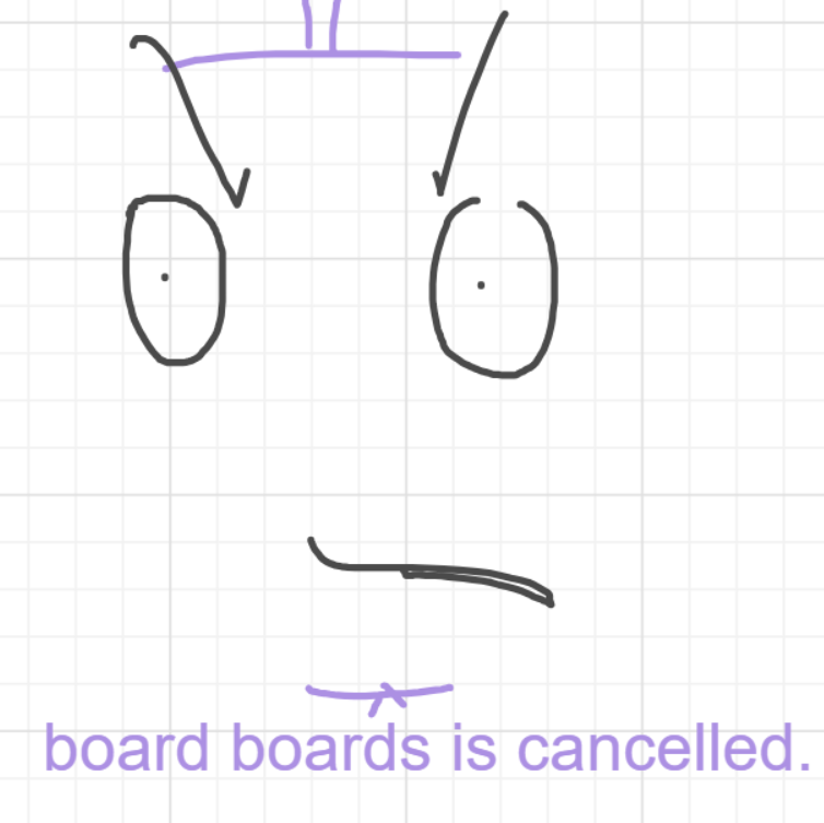 A panel from I've Been Everywhere, Man, episode nine of the Board Boards object show by Furretwalk/WalkingFurret.